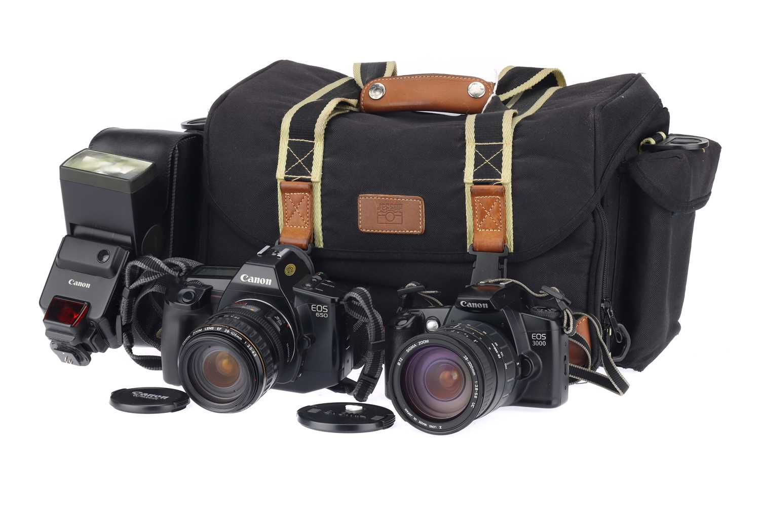 Lot 192 A Selection of Canon 35mm SLR Cameras,