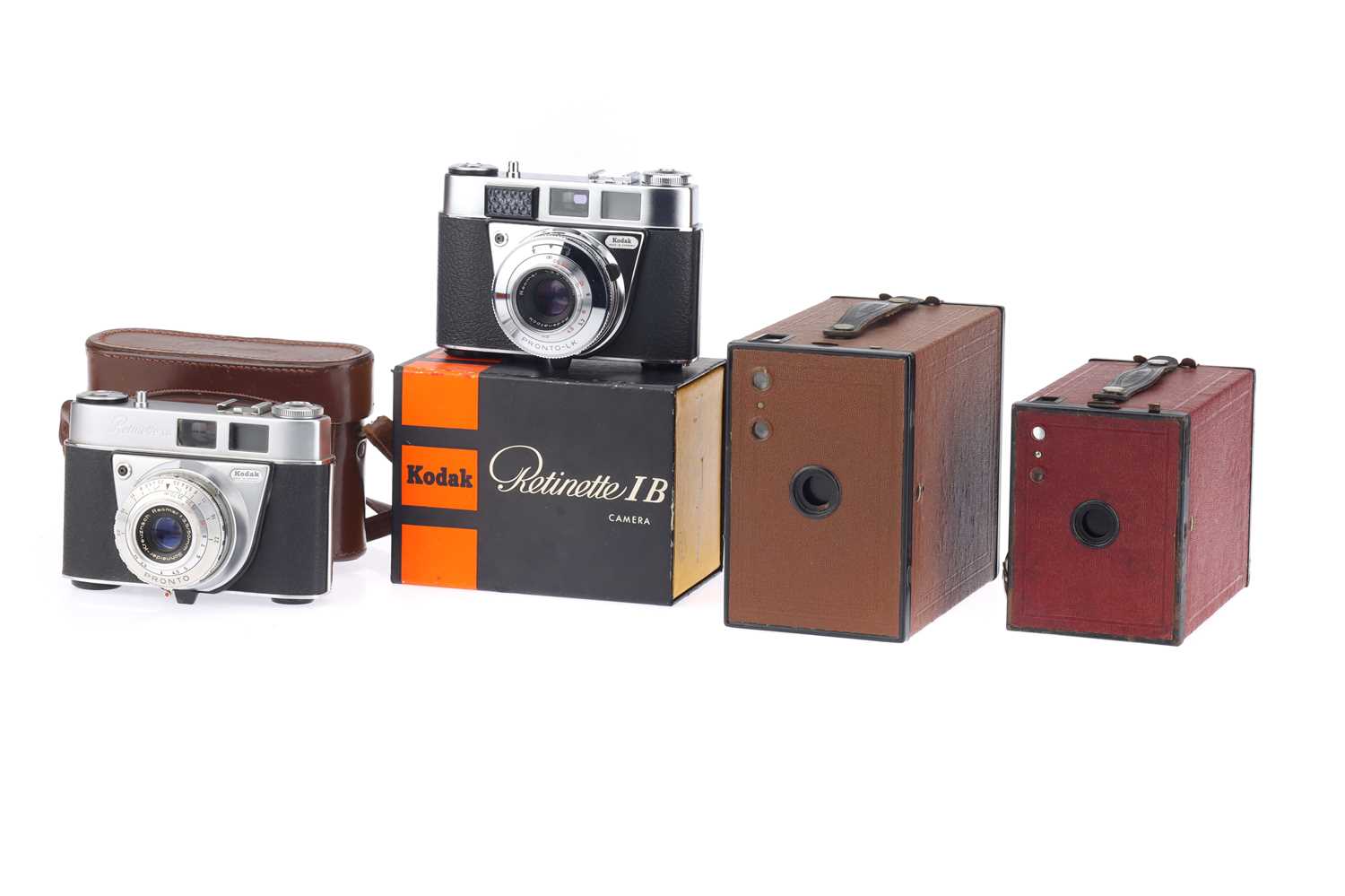 Lot 394 Four Kodak Film Cameras,