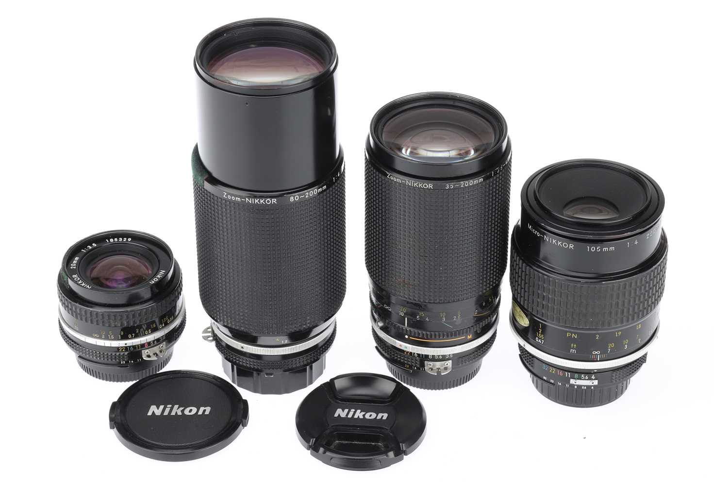 Lot 65 A Selection of Nikon SLR Lenses