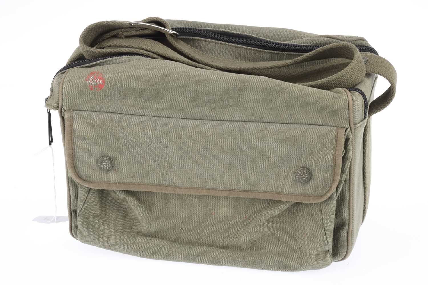 Lot 18 A Leitz Green Camera Bag,