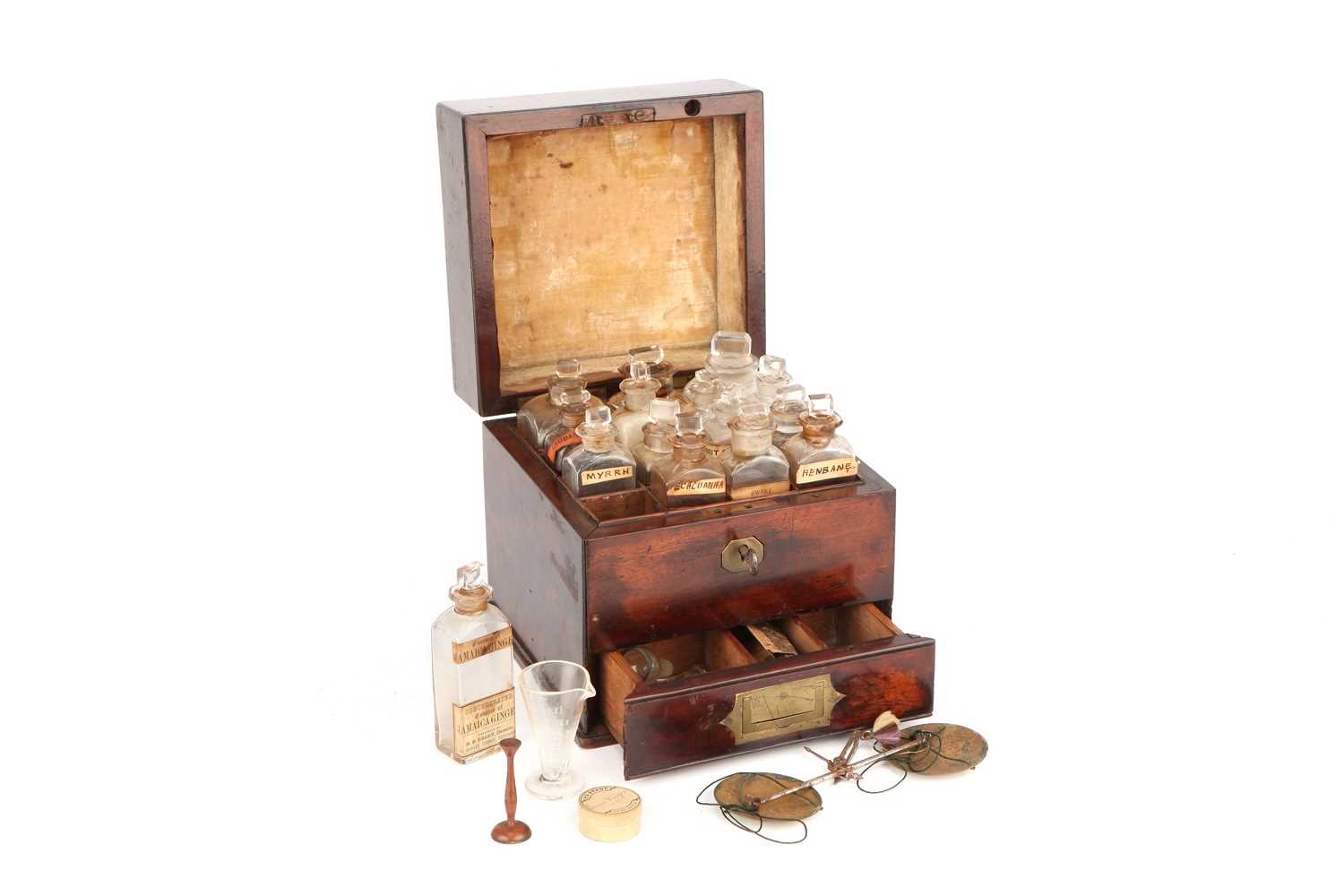 Lot 119 An Early Victorian Medicine Chest,