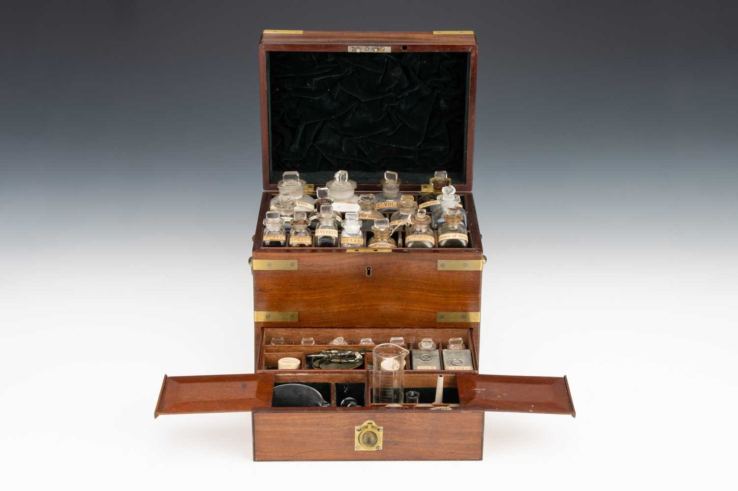 Lot 7 A Large & Fine Victorian Medicine Chest,