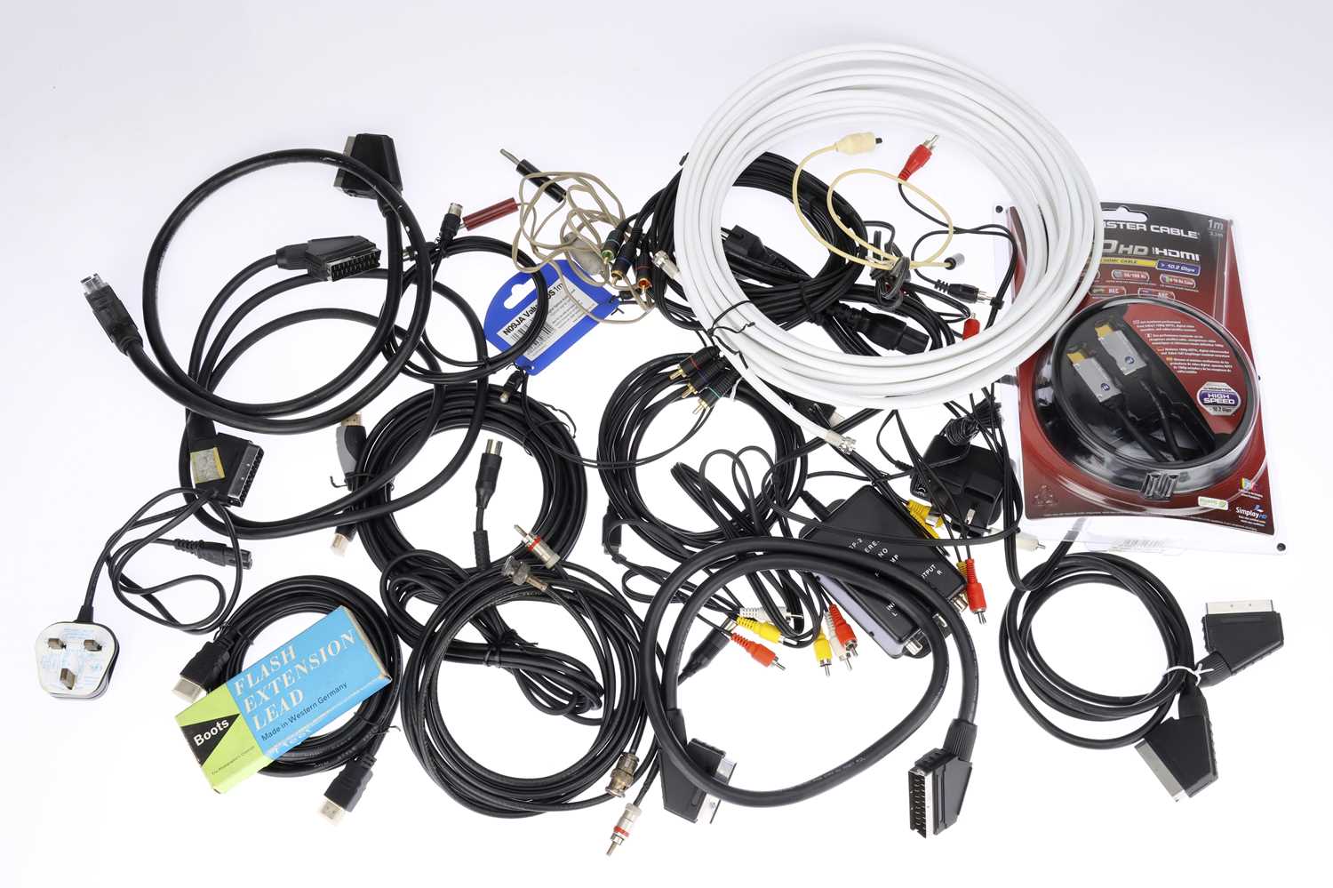 Lot 829 A Diverse Selection of AV Cables,