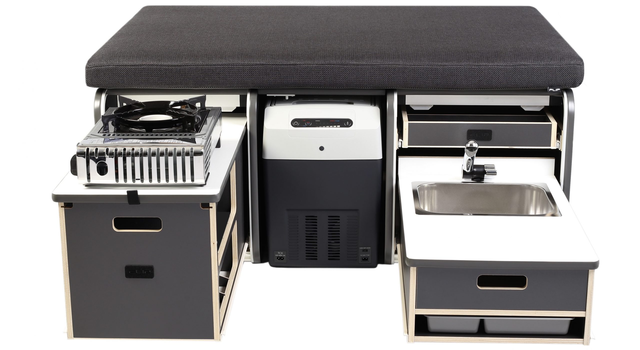 FLIP Camping Box Citroen Berlingo / Peugeot Rifter / Opel Combo