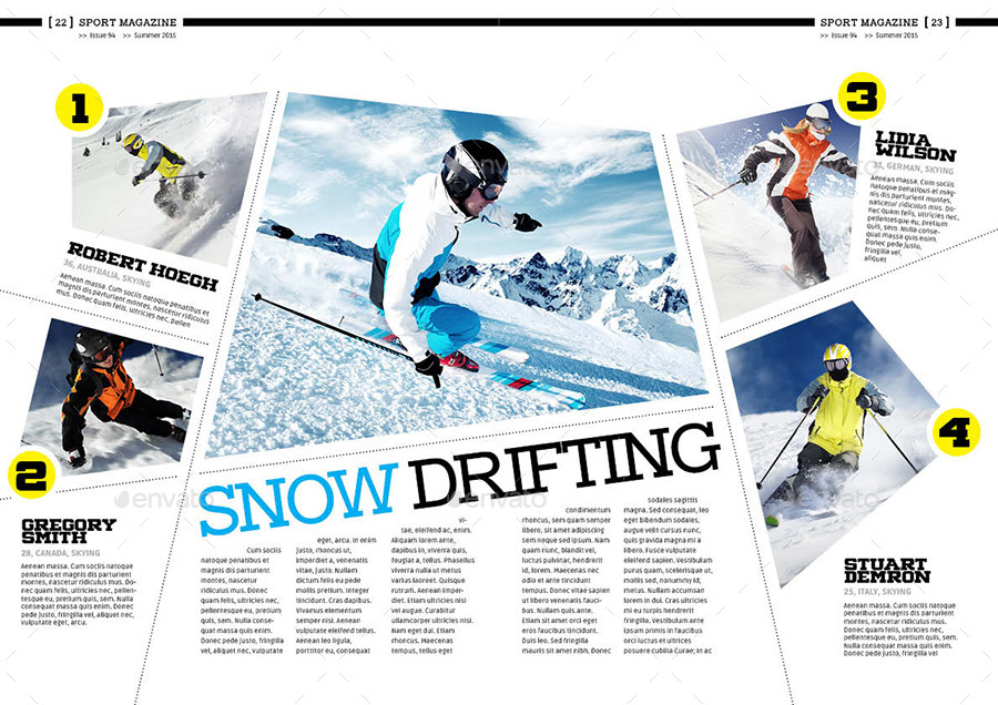 10 Best Free Online Sports Magazine Templates for Mobile Phone and
