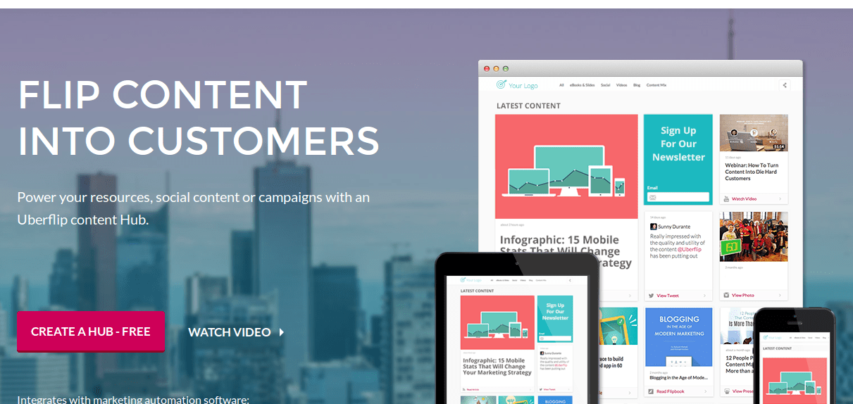 2016 Uberflip Review Binden Sie das Publikum mit interaktiven Inhalten