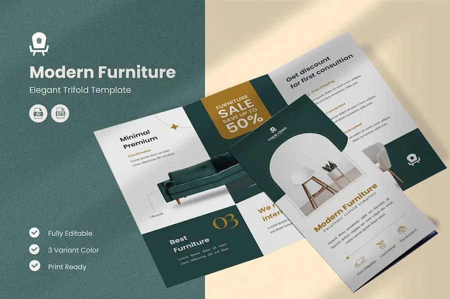 Top 8 Furniture Brochure Templates Free Download to Help Your Furniture