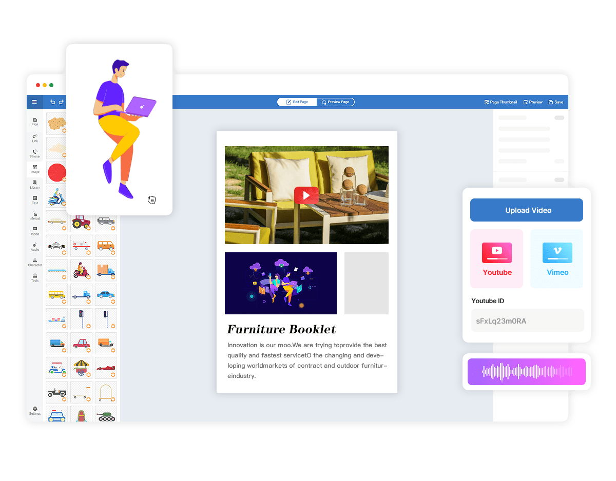Free PDF to jQuery Flipbook, jQuery Flip Page Software Download Free FlipHTML5