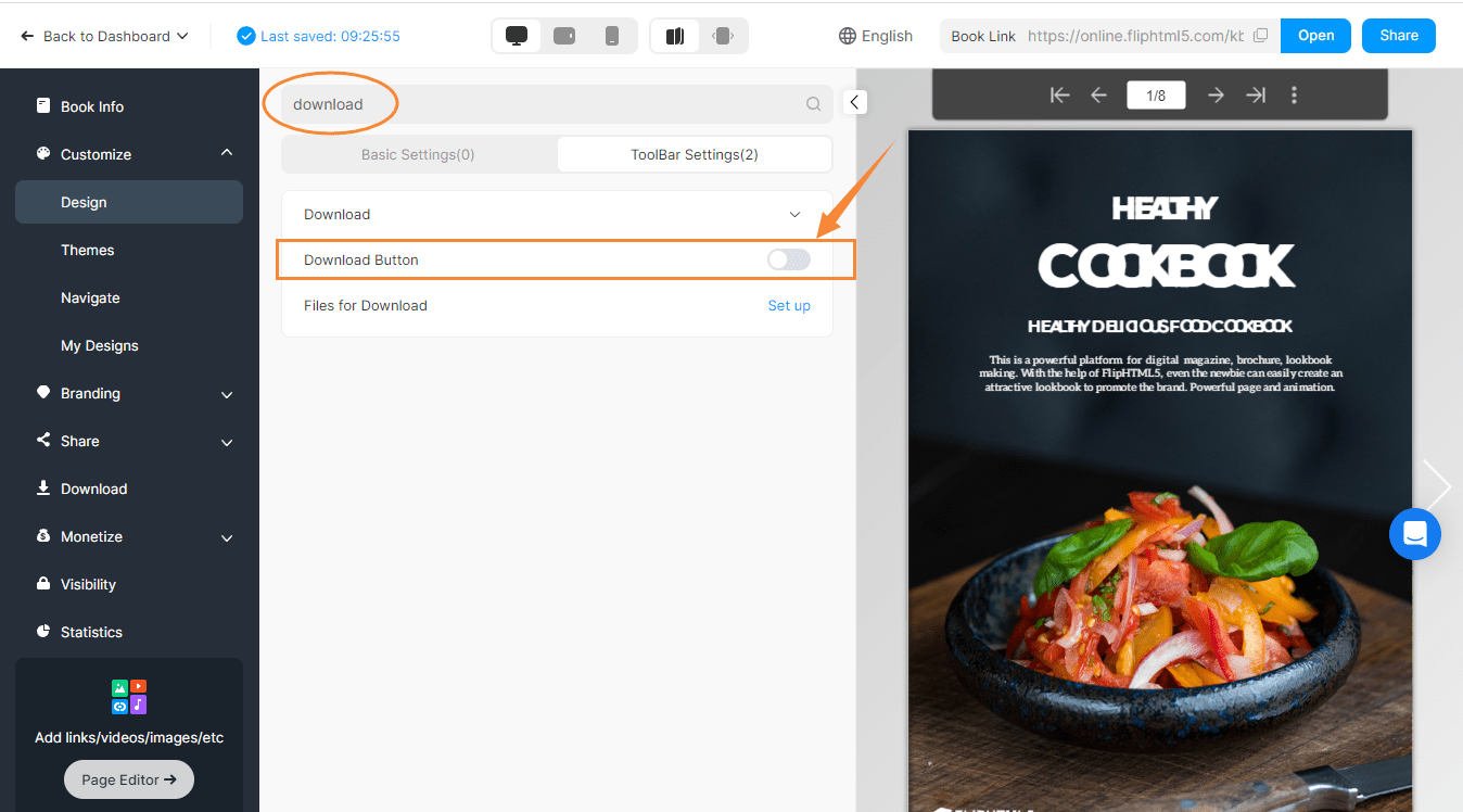 How to Display PDF But Prevent PDF from Download & Print FlipHTML5