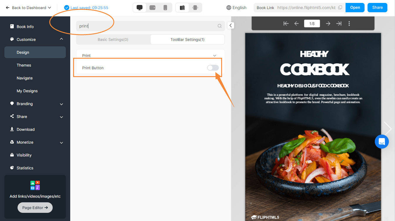 How to Display PDF But Prevent PDF from Download & Print FlipHTML5
