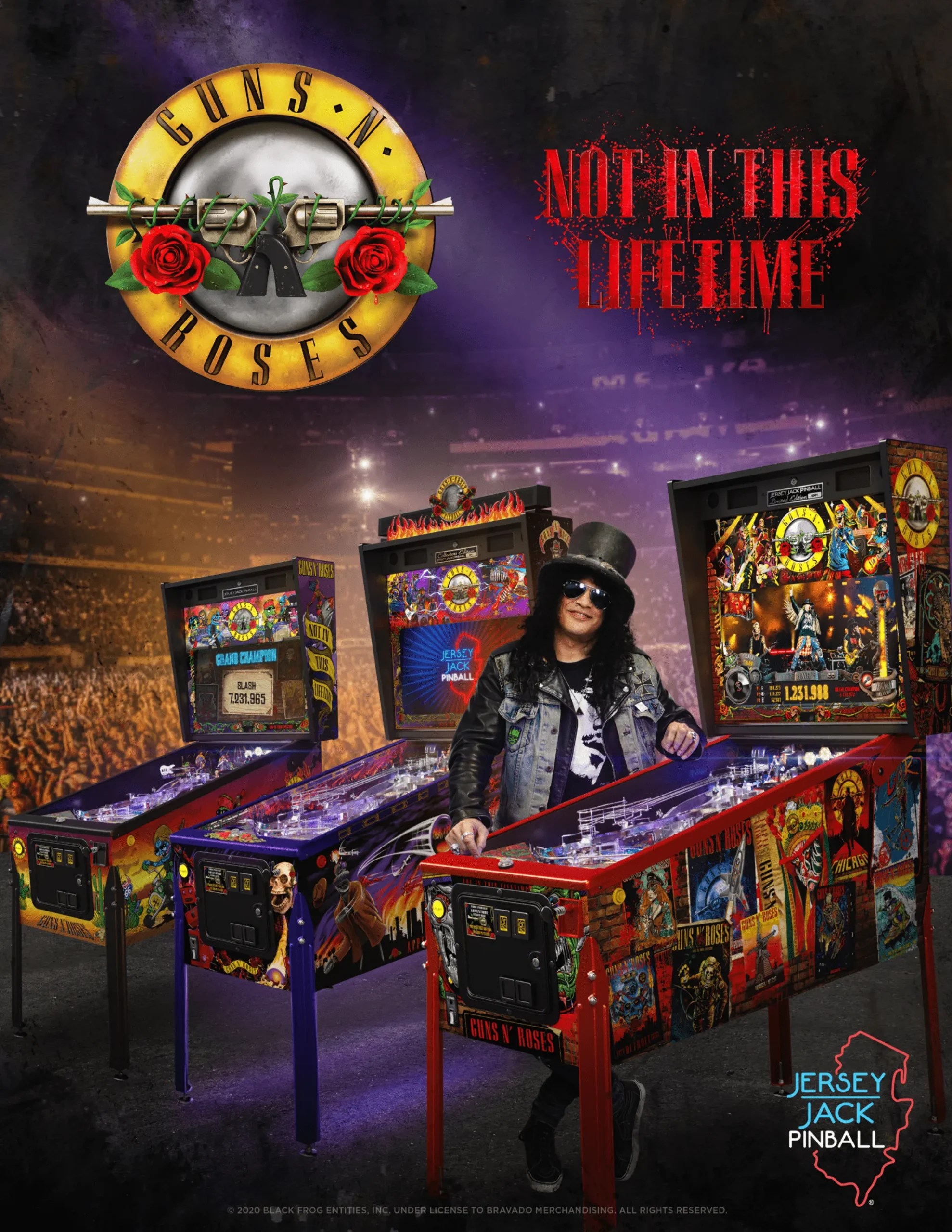 Flipper Guns N' Roses Limited Edition Jersey Jack