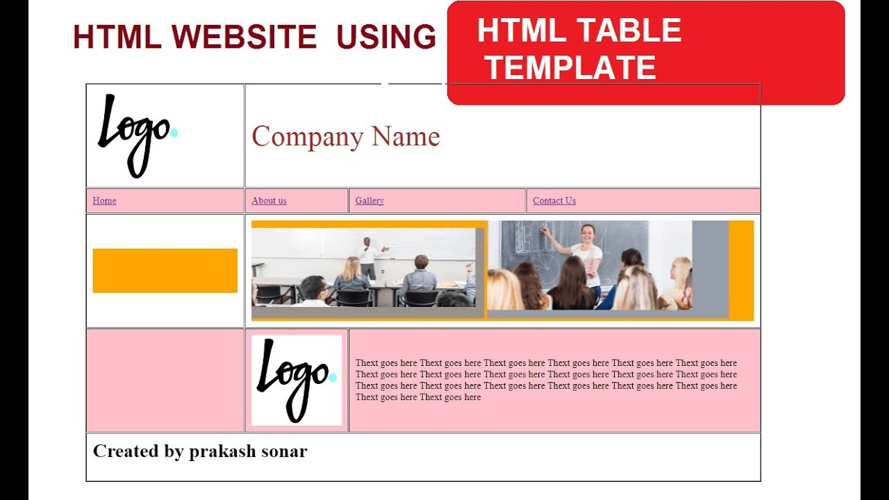 Google does not penalize sites which still use HTML and table design Flip