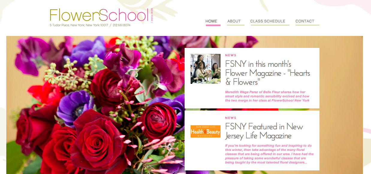Flower Design School Nyc Best Flower Site
