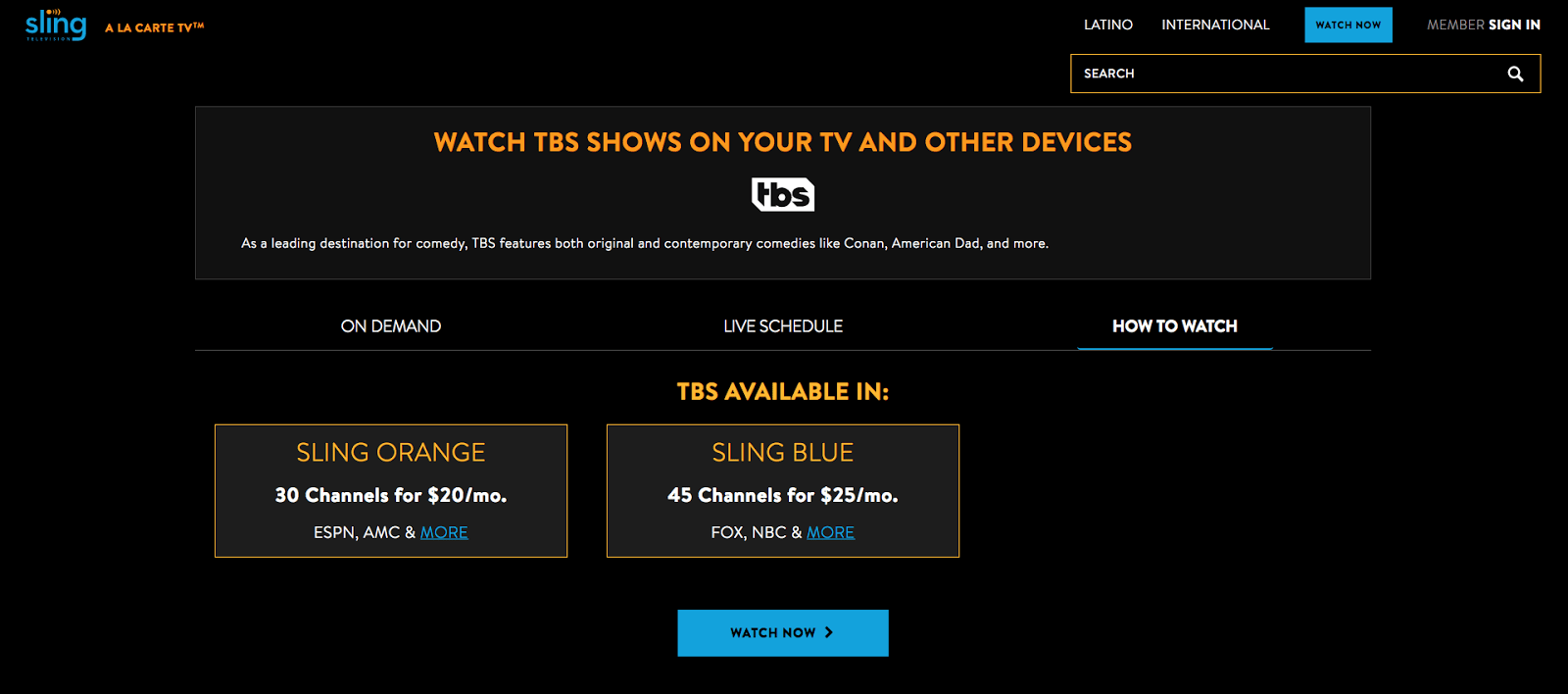 How to Watch TBS Live Without Cable 2021 Top 4 Options