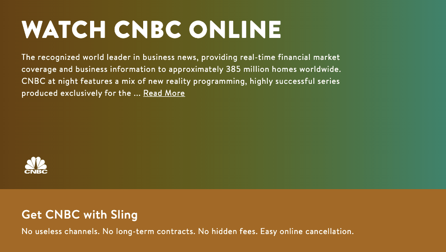CNBC Live Stream Without Cable in 2020 Top Six Options