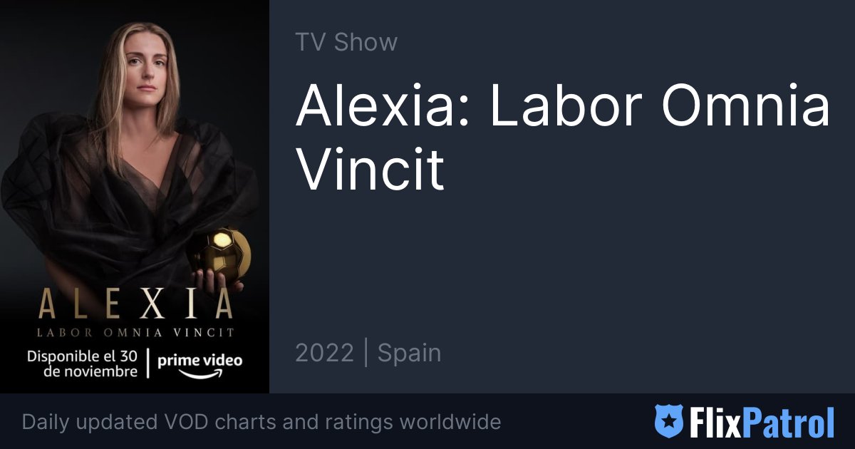 Alexia Labor Omnia Vincit Streaming • FlixPatrol