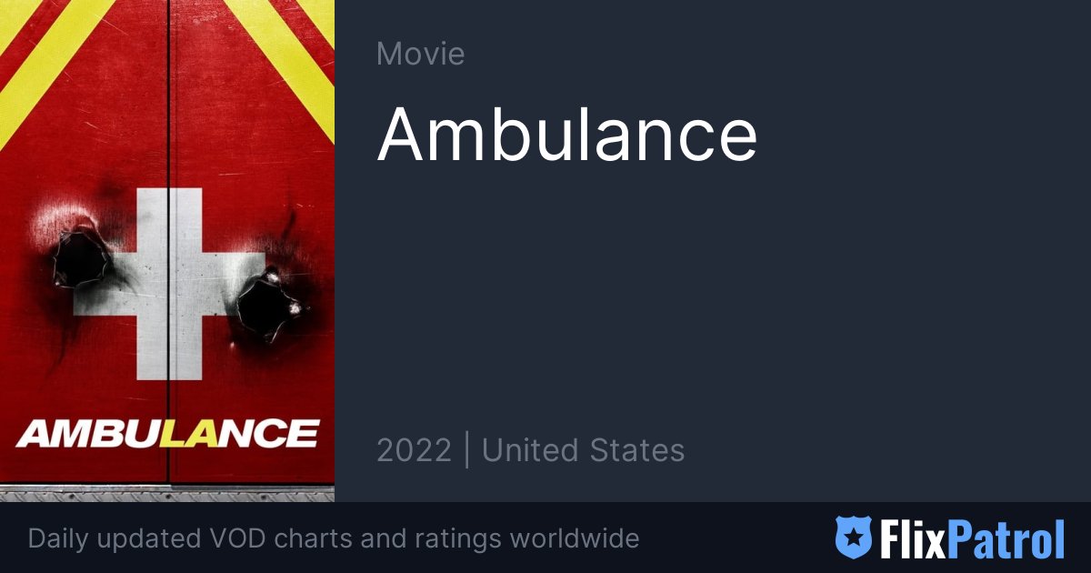 Ambulance TOP 10 • FlixPatrol