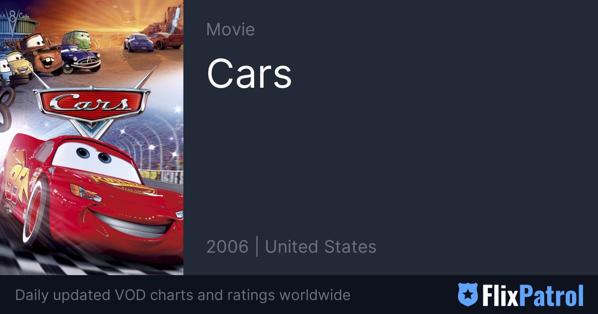 Cars Streaming • FlixPatrol
