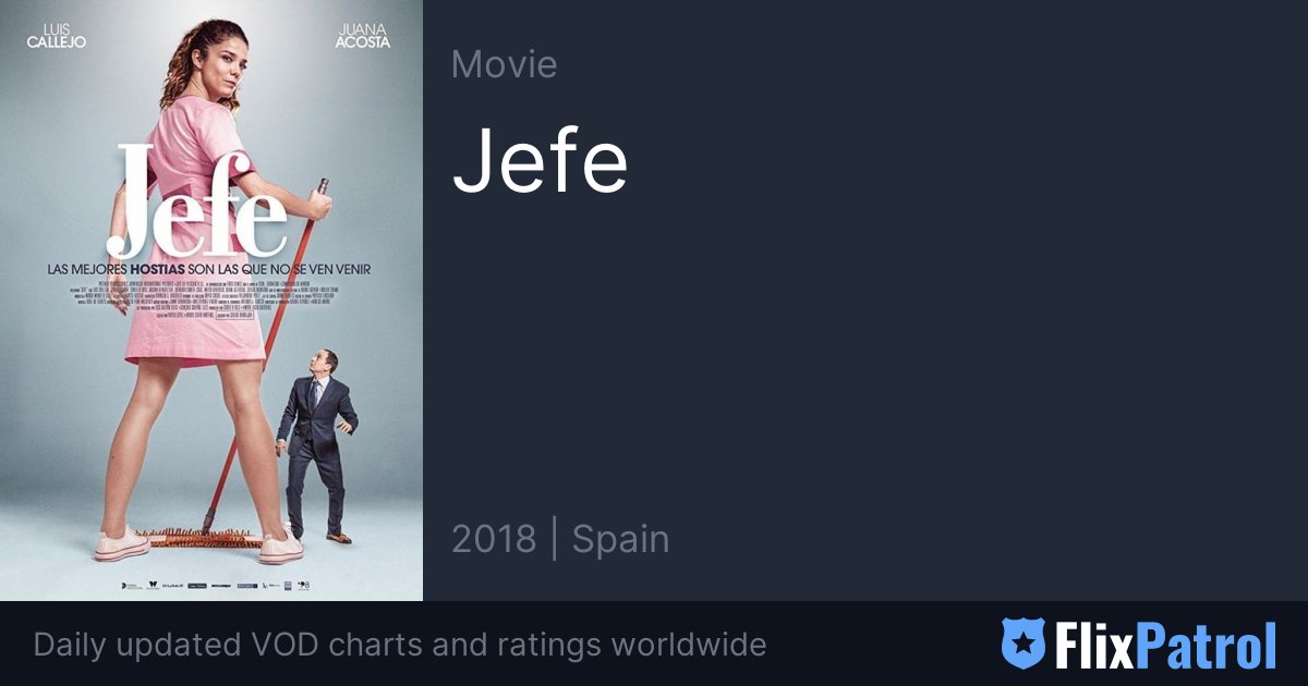 Jefe Hours Viewed • FlixPatrol