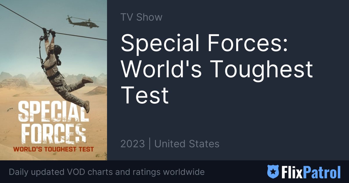 Special Forces World's Toughest Test • FlixPatrol