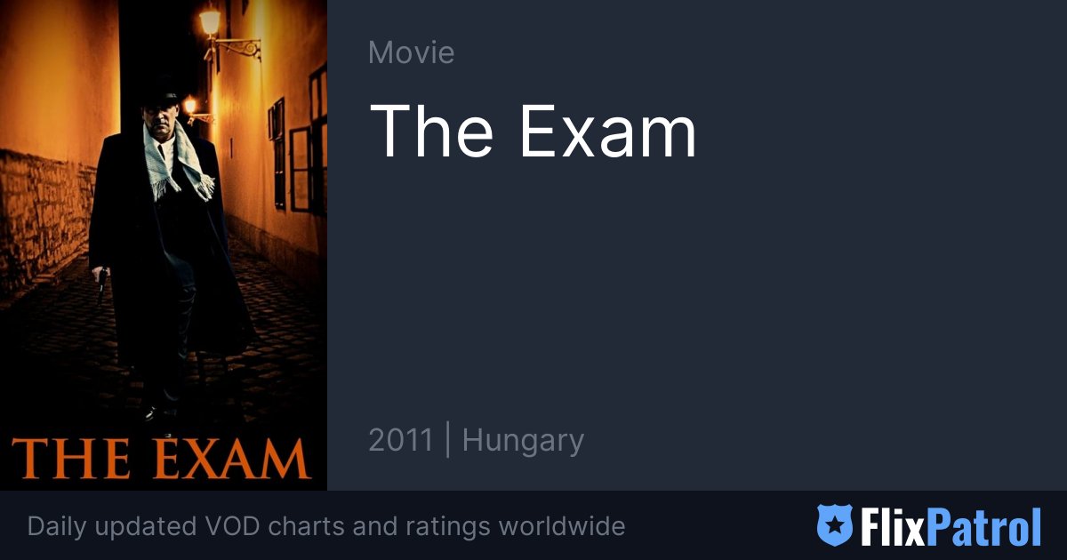 The Exam Streaming • FlixPatrol