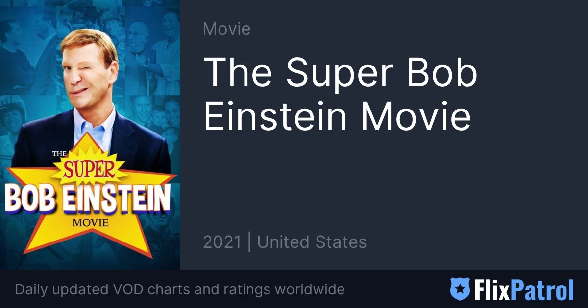 The Super Bob Einstein Movie Social Media • FlixPatrol