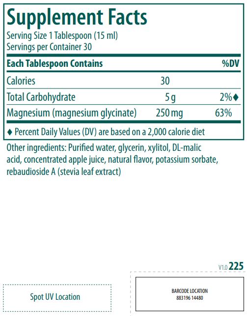 Magnesium Glycinate Liquid Firstline Nutrition