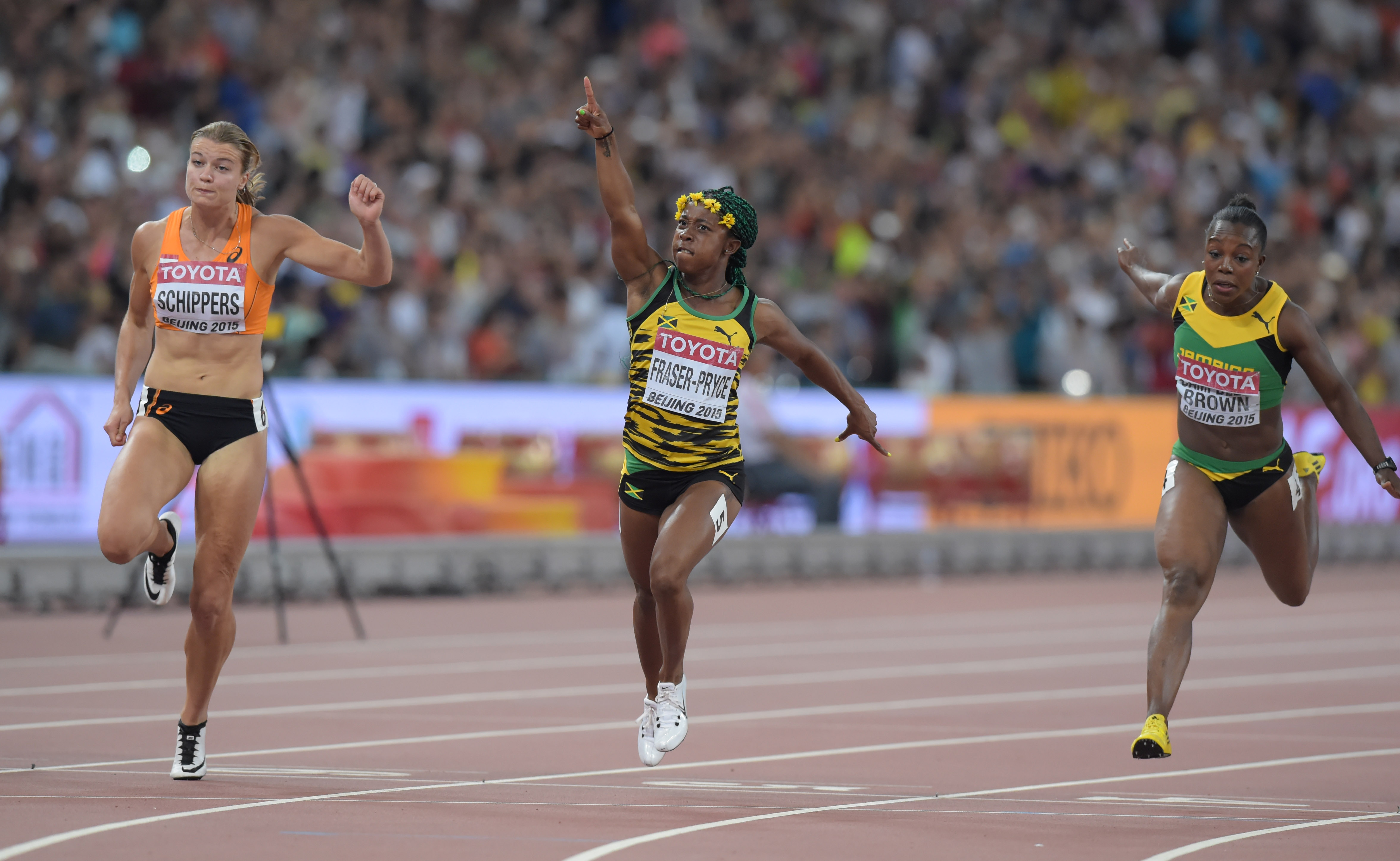 100M World Record Female London Anniversary Games Britain's 100m