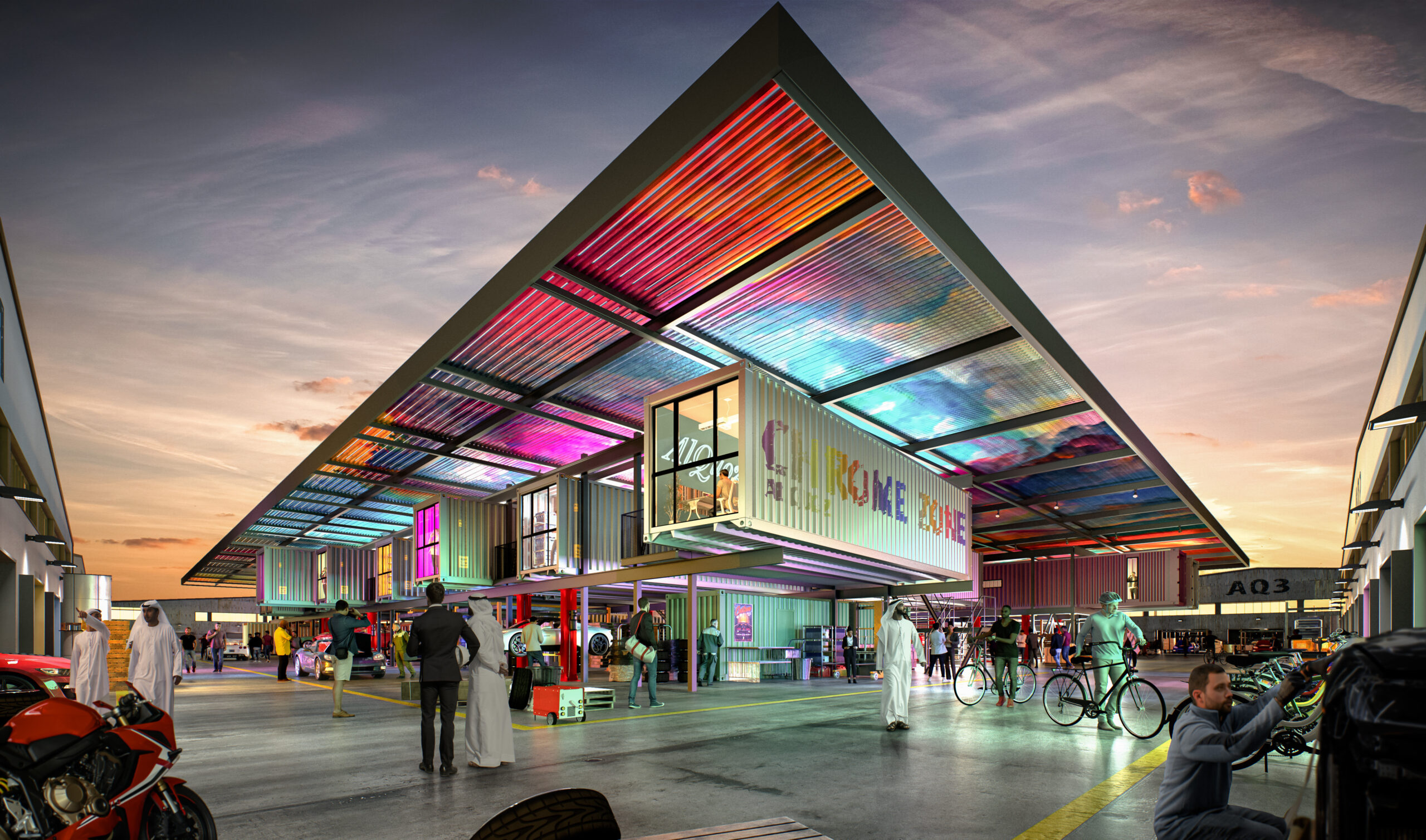 Work Float Architectural 3D Visualisation