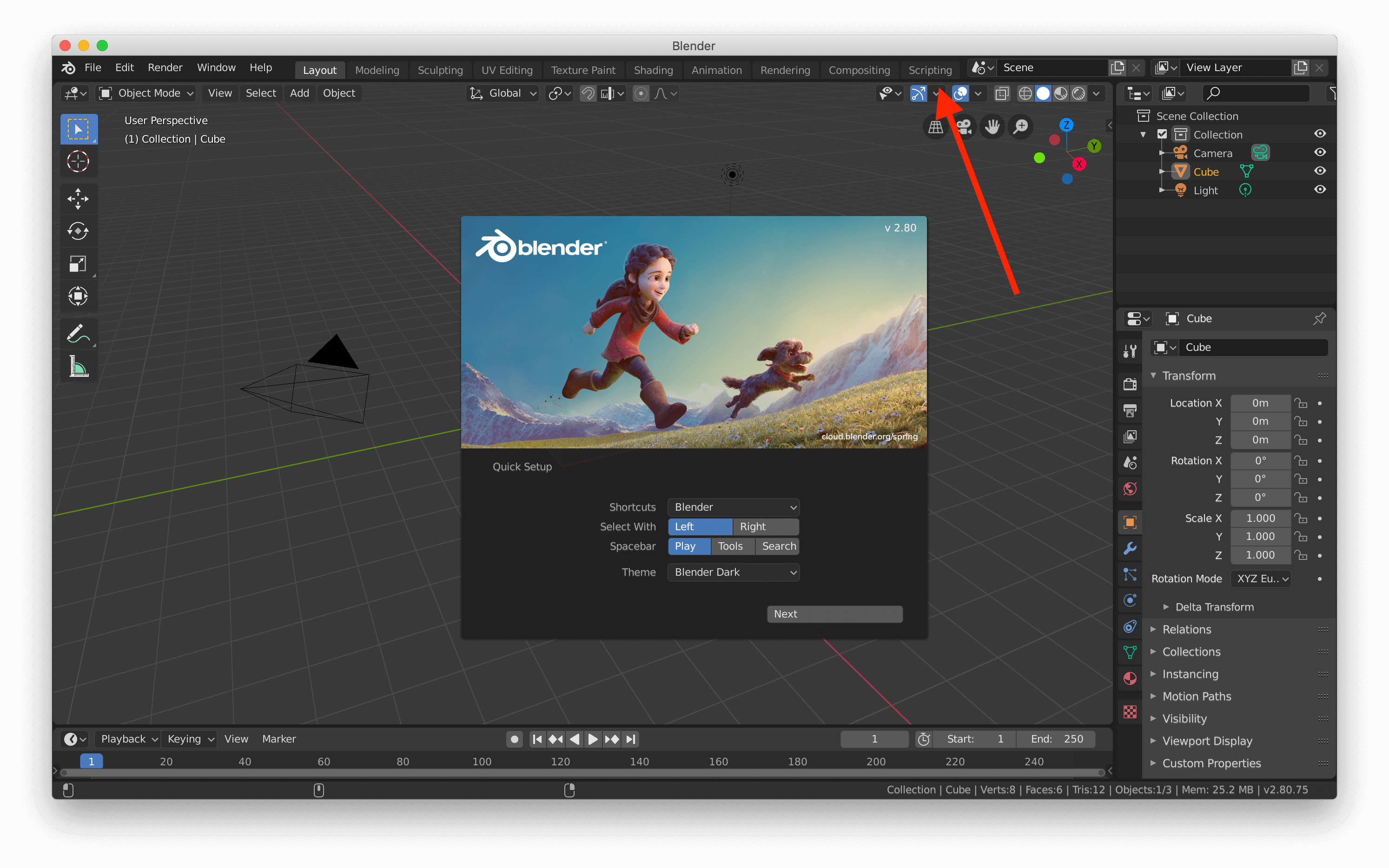 Using Blender to run Python and visualizing the Fourier Series avantcontra