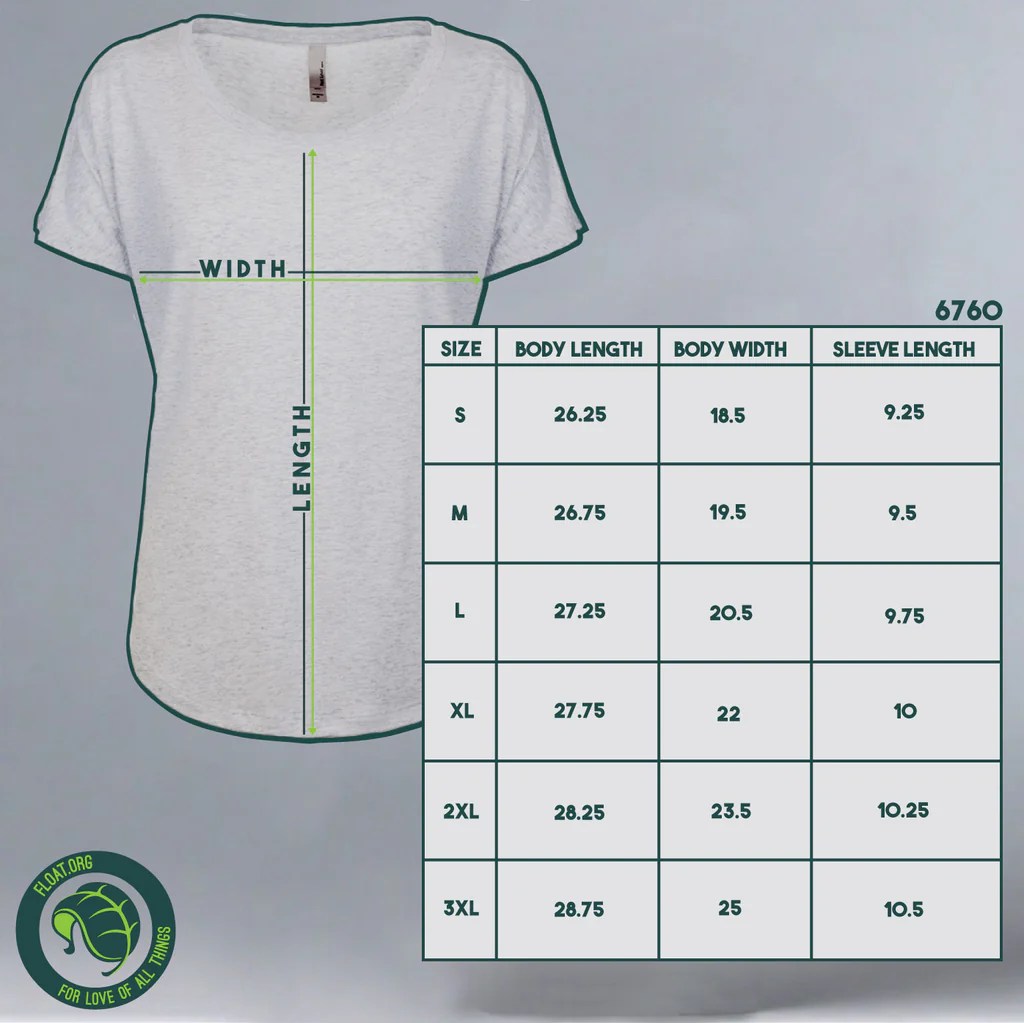 Grass Puppy Ladies Triblend Dolman Vintage Black FLOAT Apparel