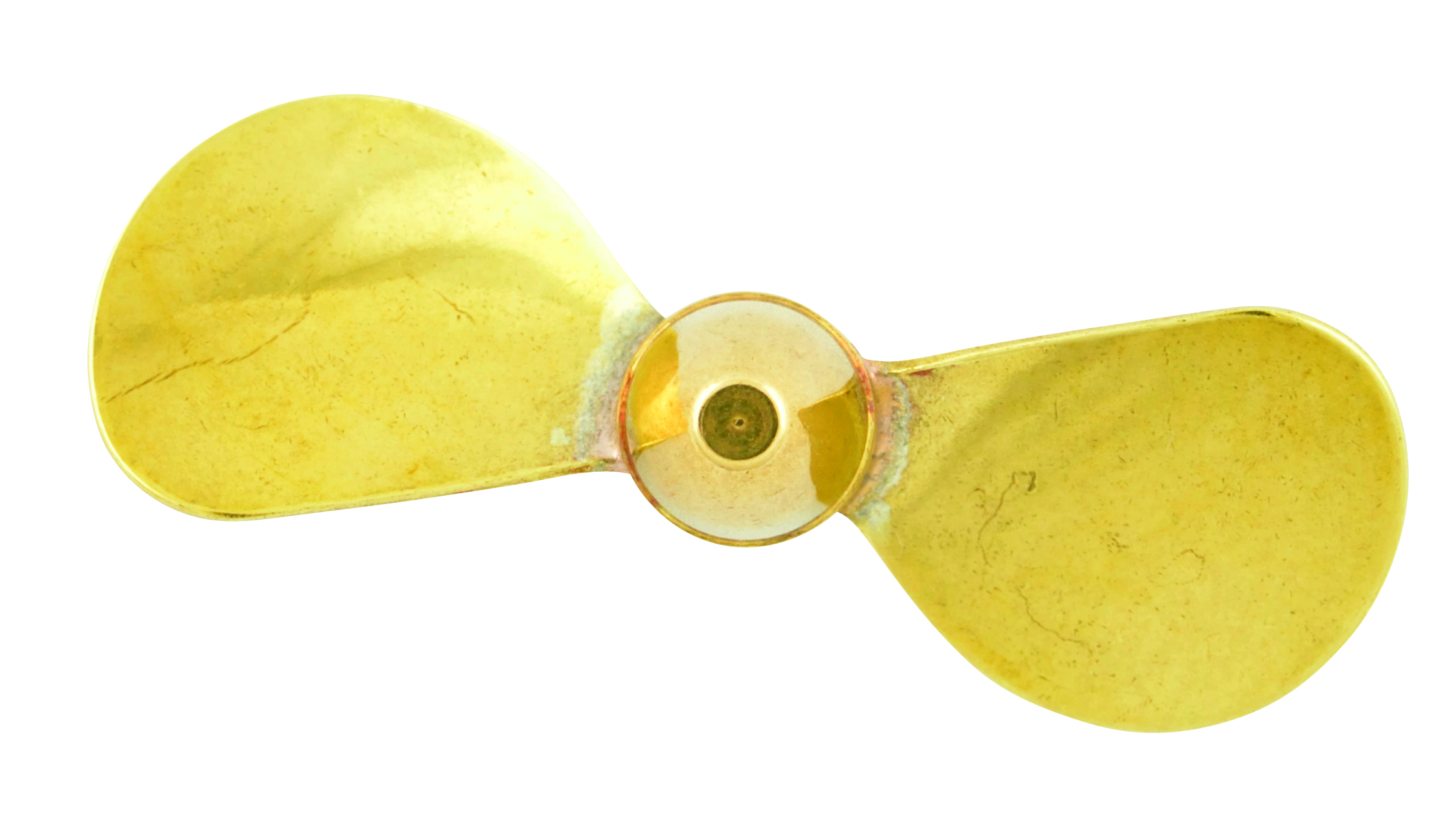 145 Series 2 BLADE BRASS PROPELLER "A" TYPE FLOAT a BOAT