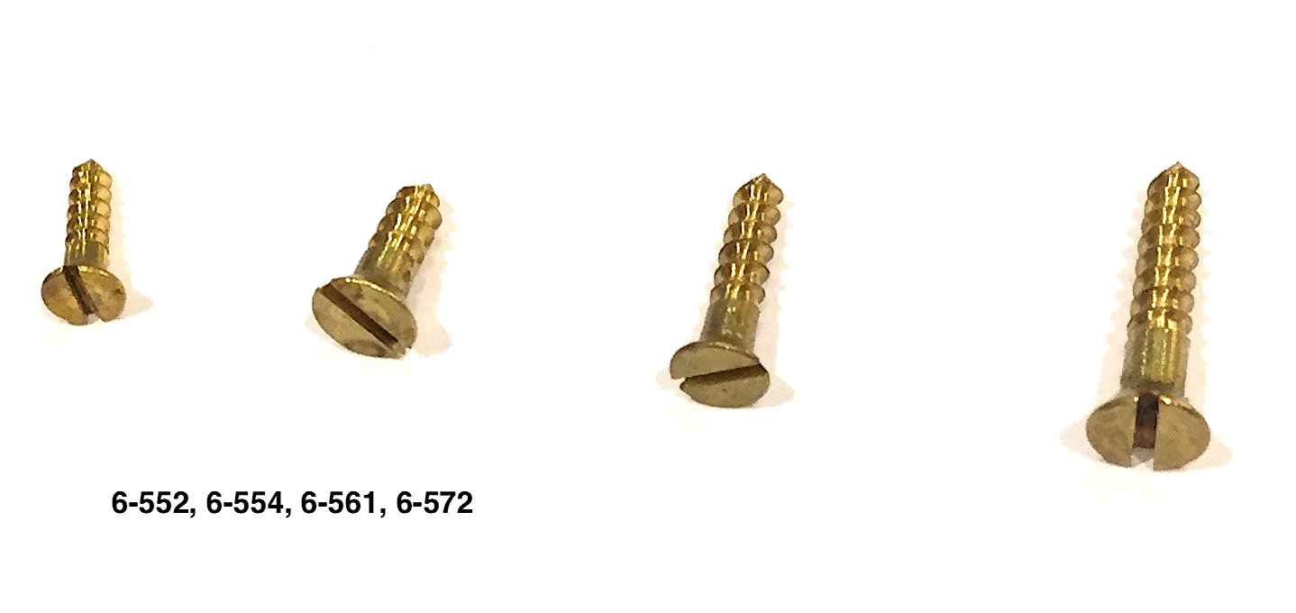 Brass Wood Screws FLOAT a BOAT