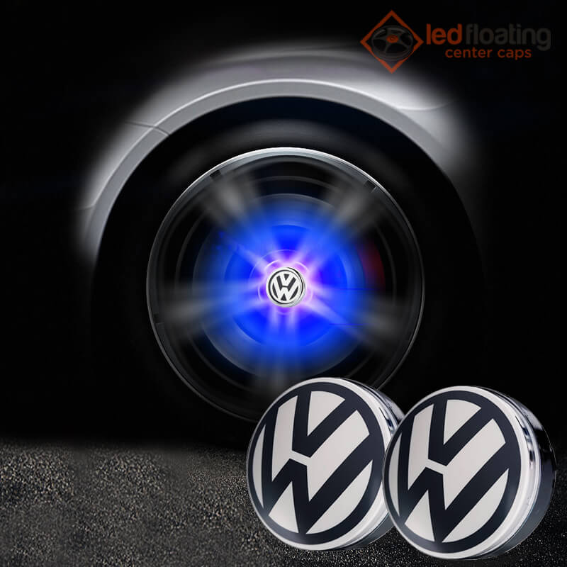 Volkswagen VW Led Floating Center Caps 65mm（Two Colors