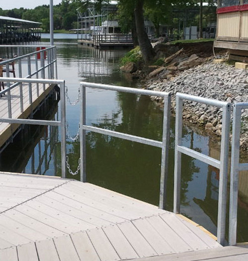 Dock Handrails Floating Docks Manufacturing Company