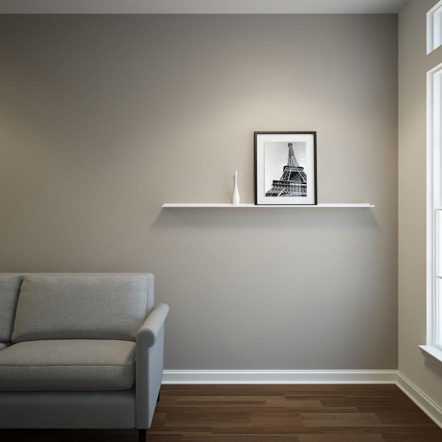 White Ledge 3.5" Floating Ledge