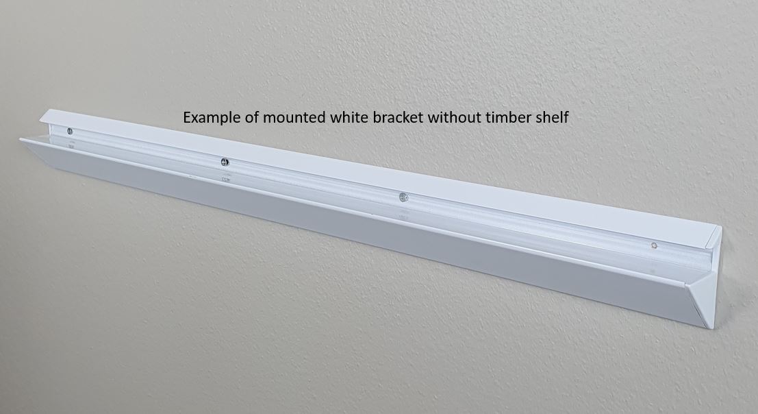 Wall Mount Bracket Without Timber Floating Shelves