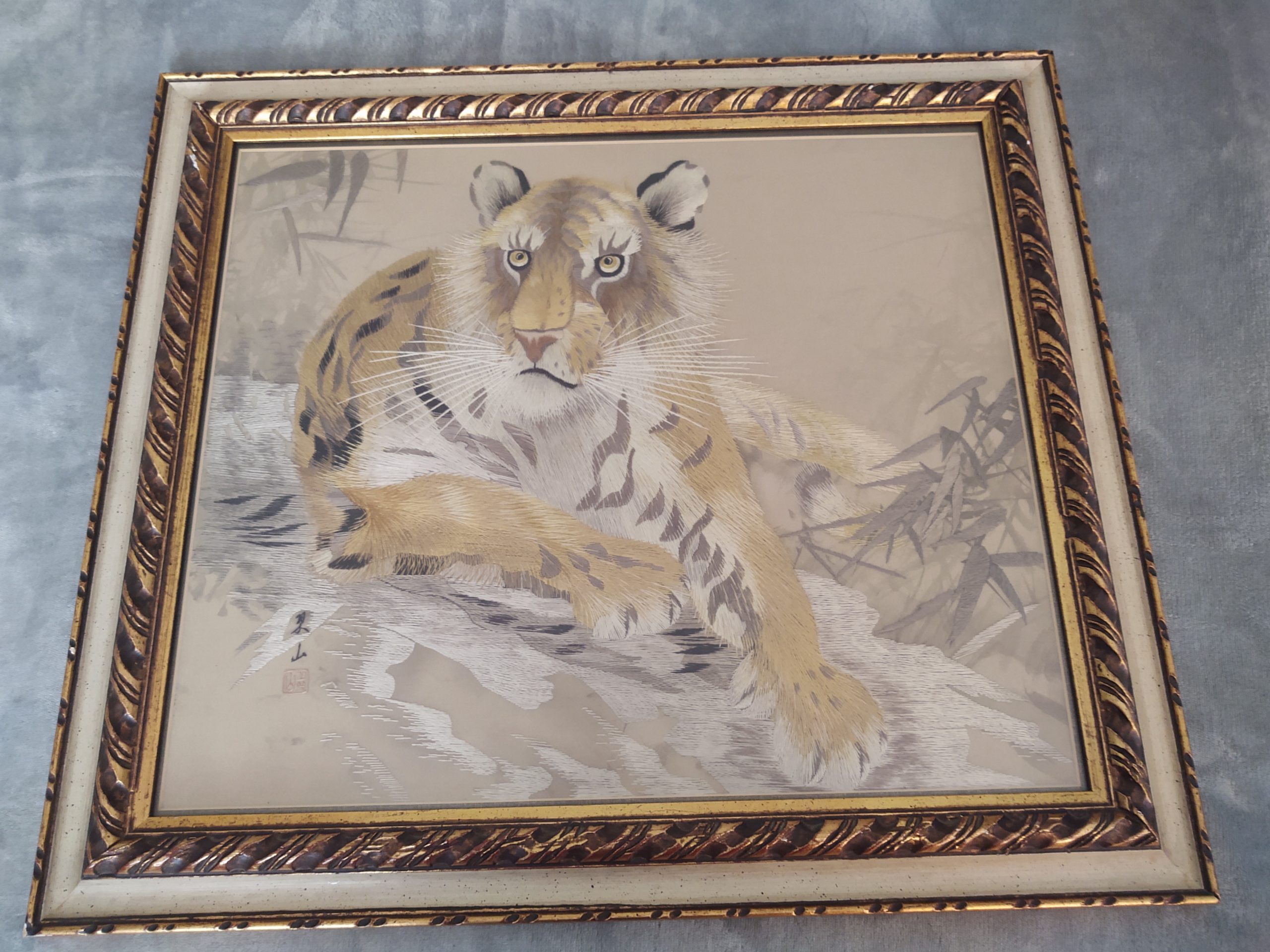 EmbroideredTigerPicture Floating World Gallery