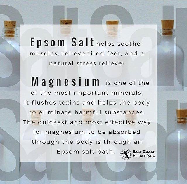 Epsom Salt Special health benefit for floater Magnesium Float