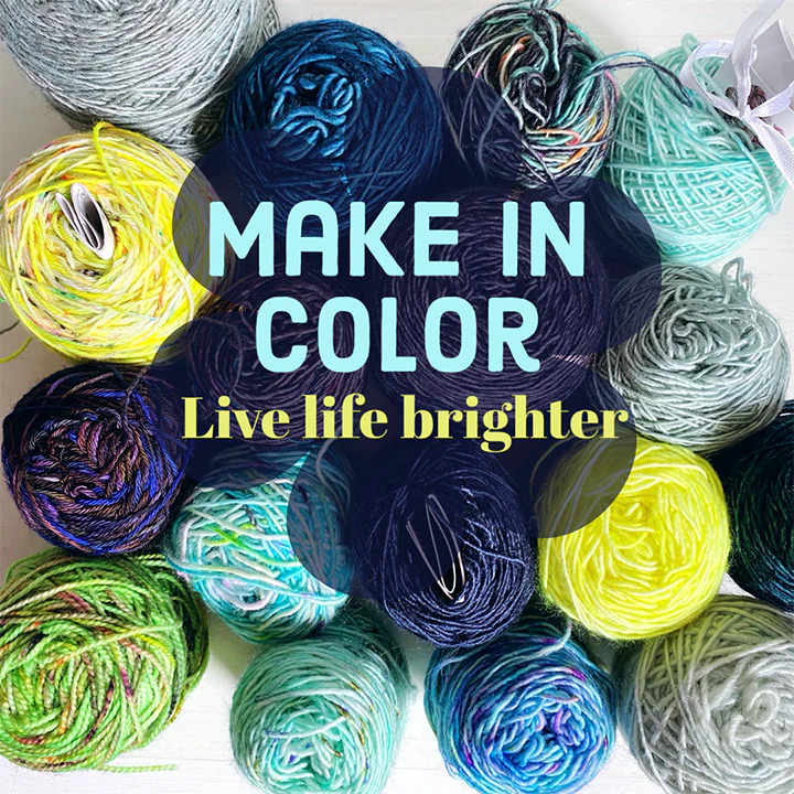 Make in Color Live Life Brighter Lesley Anne Robinson Flock Fiber