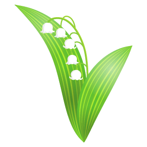 無料イラスト すずらん すずらんの無料イラスト2 | 花、植物イラスト Flode Illustration （フロデイラスト）