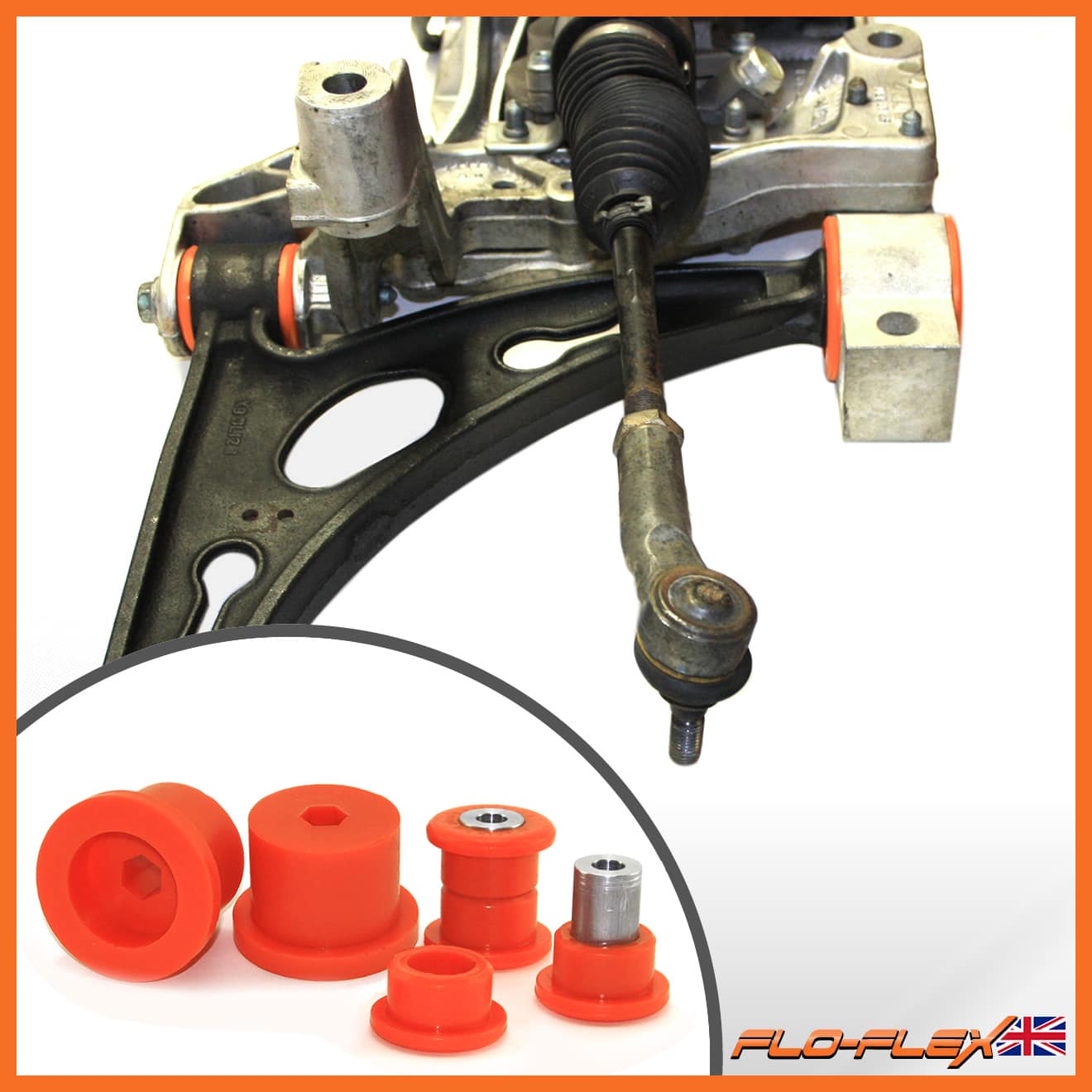 VW Golf MK5 Front Wishbone Set FloFlex