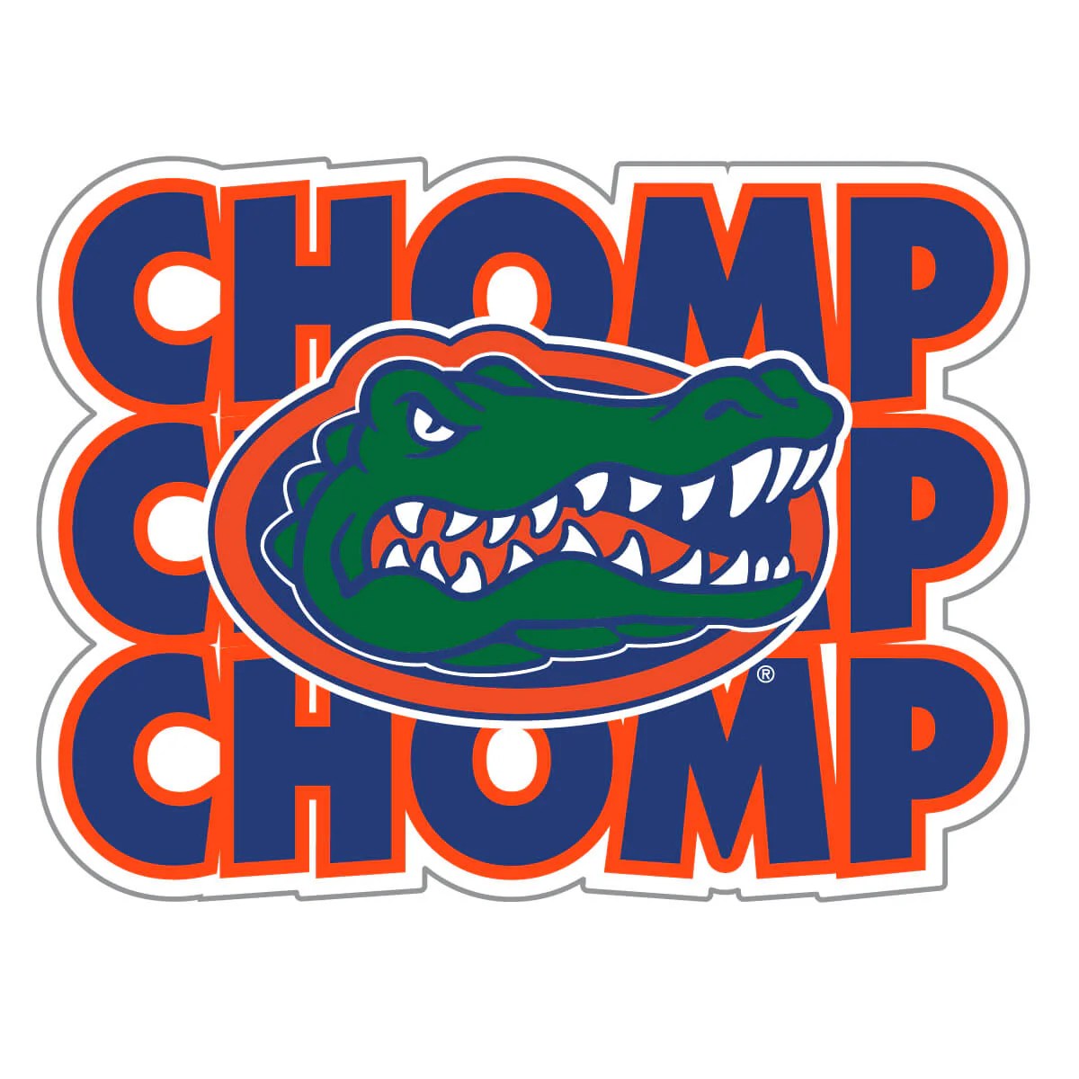 Florida Gators Chomp Decal FloGrown