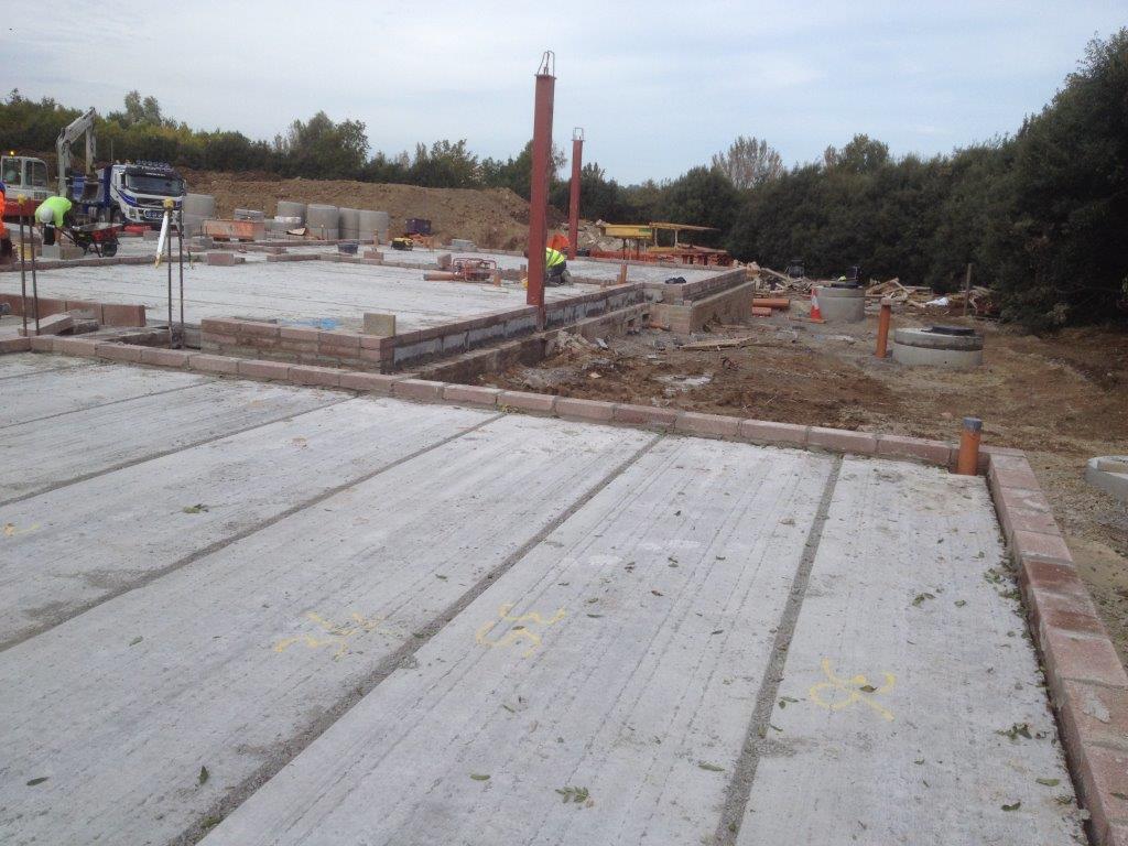 Flood Precast Slabs and Precast Concrete Stairs used at new school