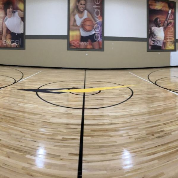 La Fitness basketball court Chicago, FLOORecki LLC, Flooring