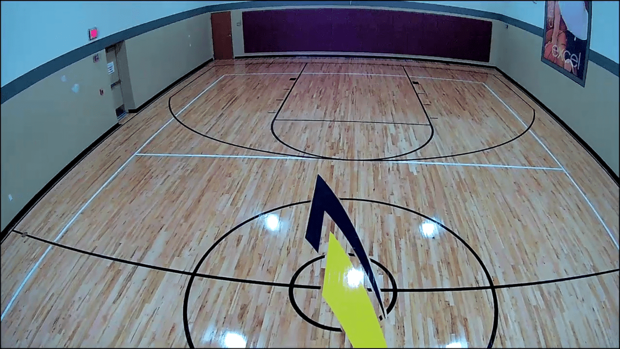 Amped Fitness Basketball Court