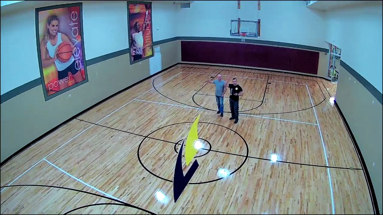 La Fitness basketball court Chicago, FLOORecki LLC, Flooring Installation, Hardwood Flooring