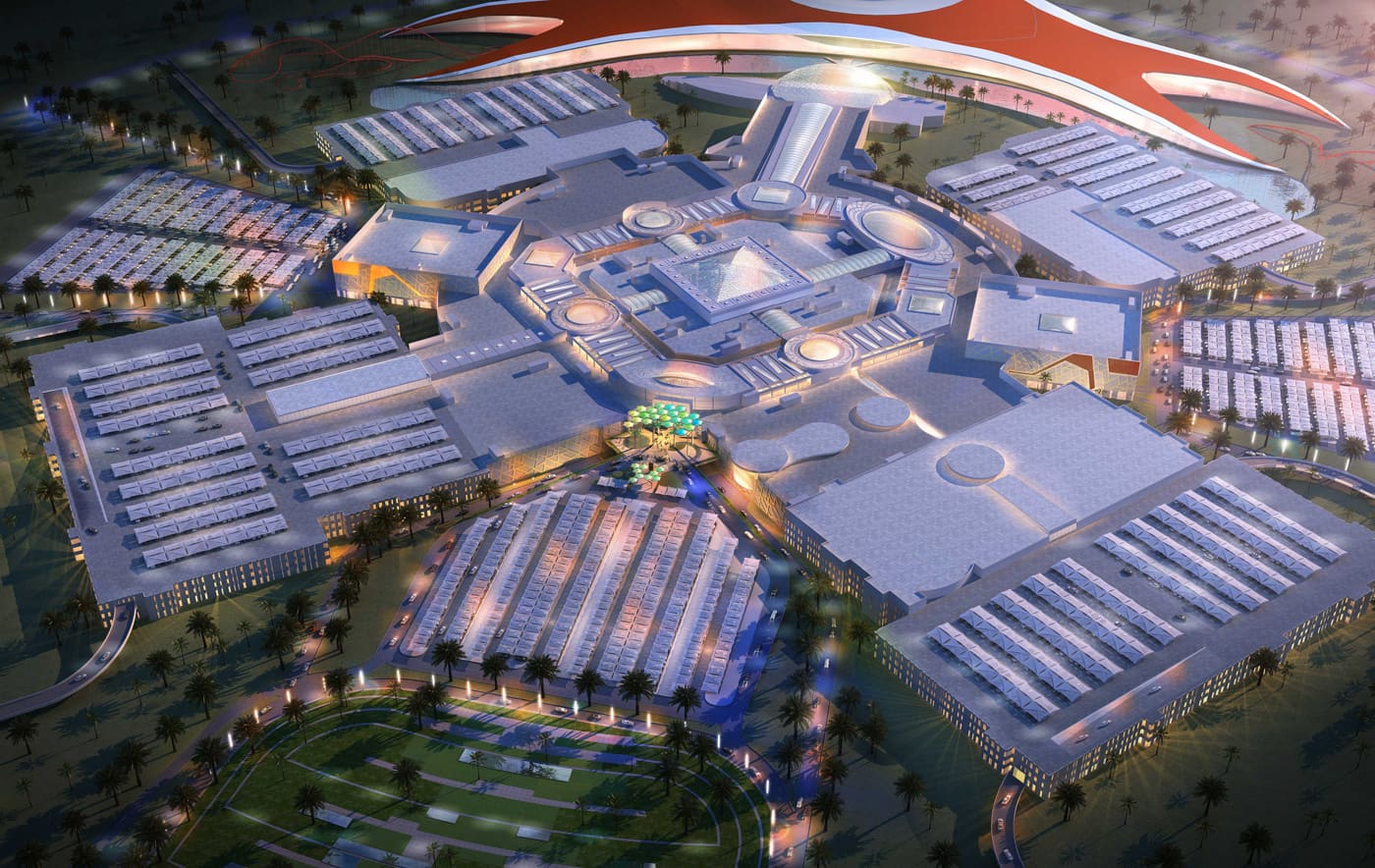 Yas Mall, Abu Dhabi Raised Access Flooring, Partitions