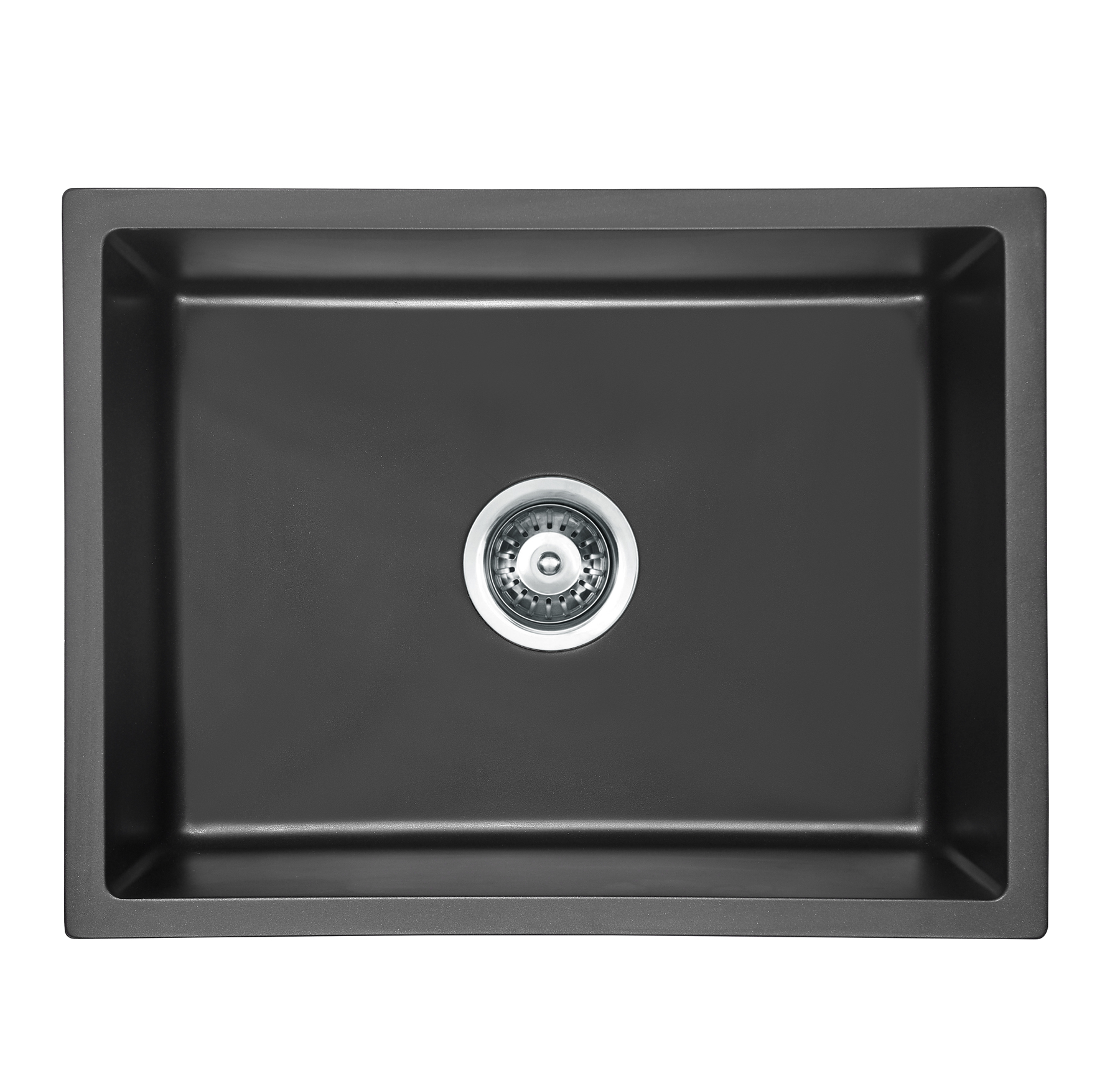 BUK German Quartz Sink 450 X 450 MATTE BLACK Flooring Bathrooms