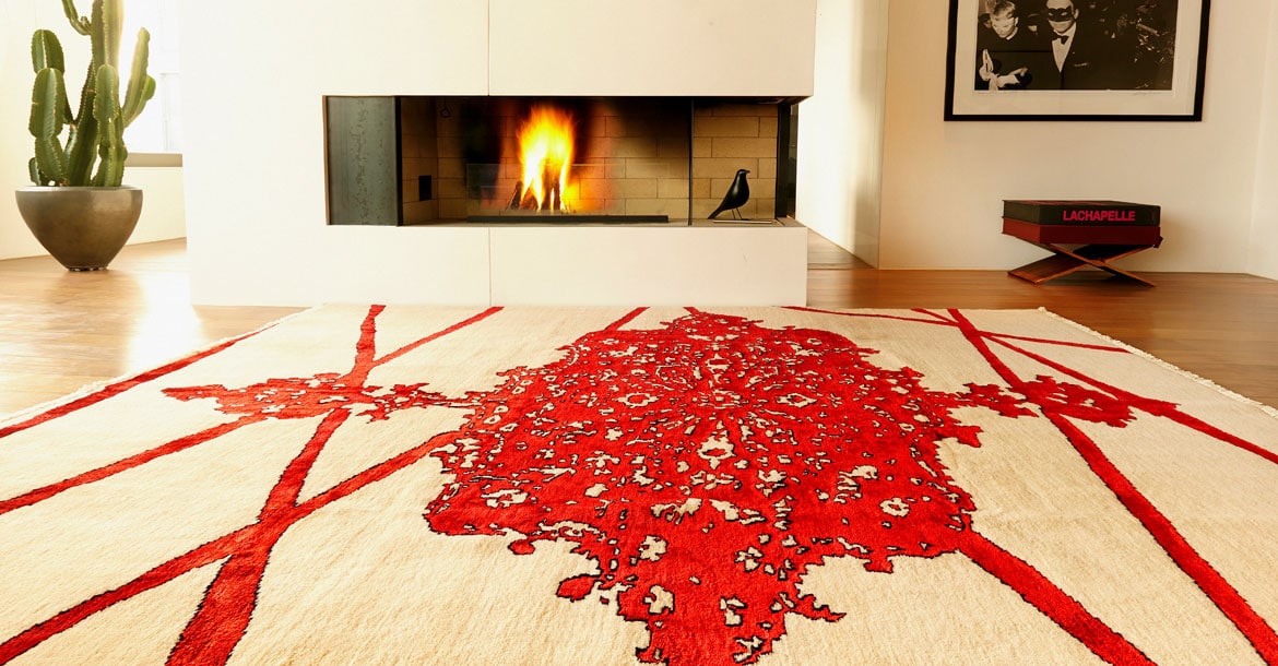 Luxury Persian Rug and Carpet designer Hossein Rezvani creates stunning